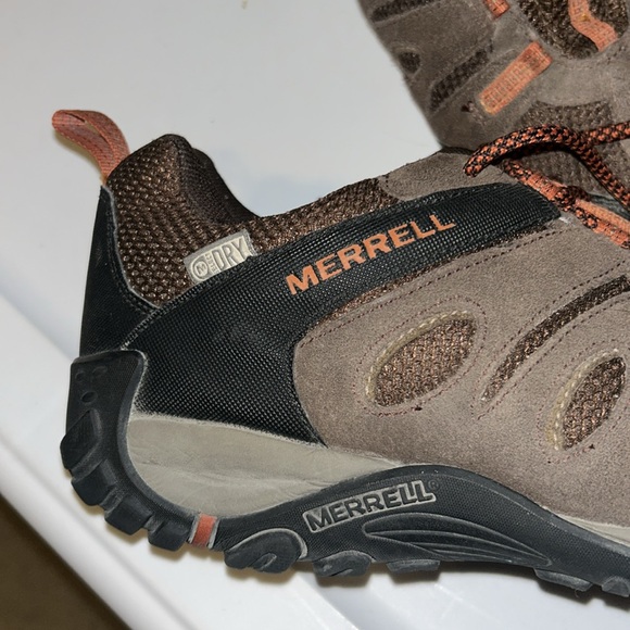 🎊Men's Brown and Orange Hiking Shoes - Picture 7 of 8